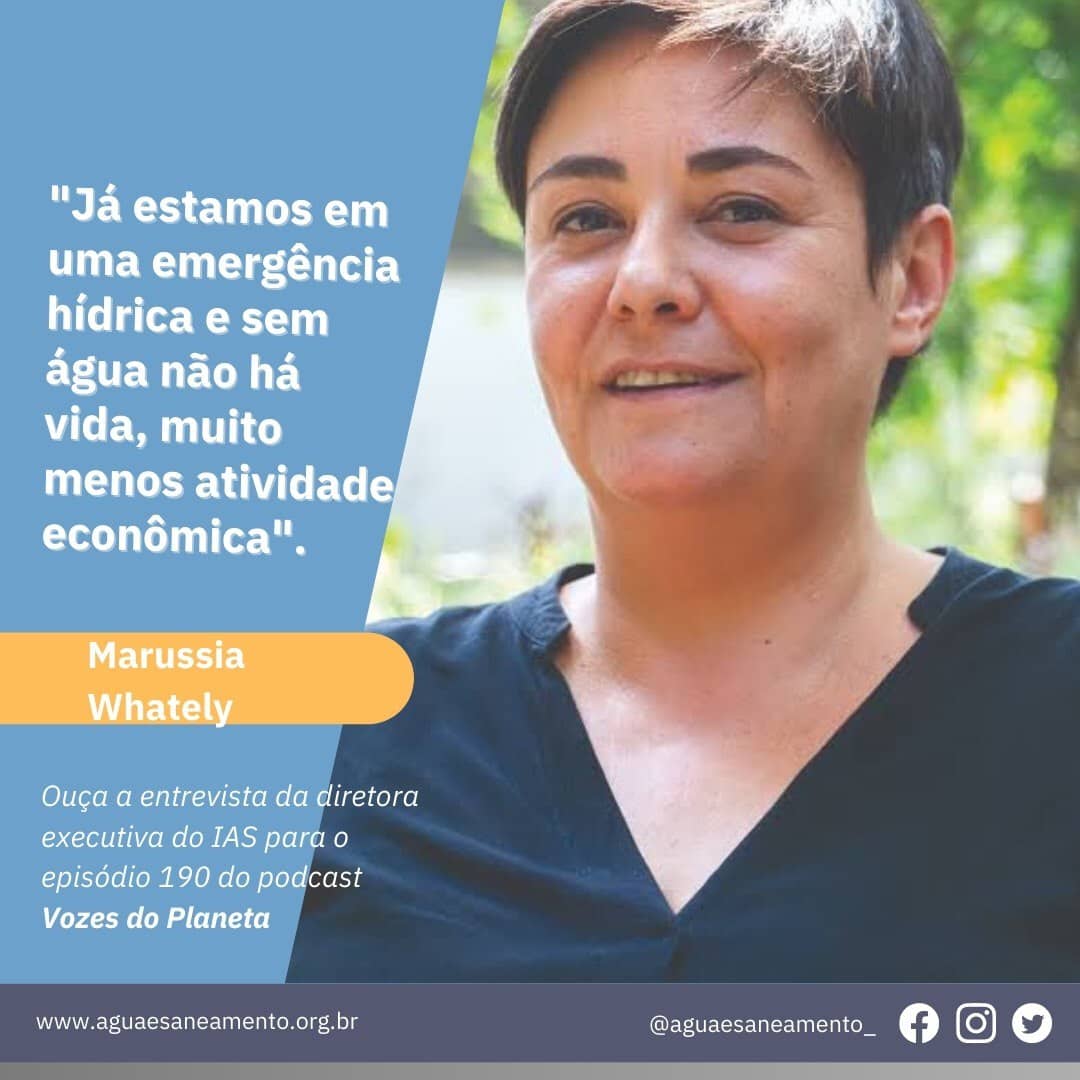 Marussia Whately fala sobre emergência hídrica no Brasil Cadê a água que estava aqui? Marussia Whately fala sobre emergência hídrica no Brasil