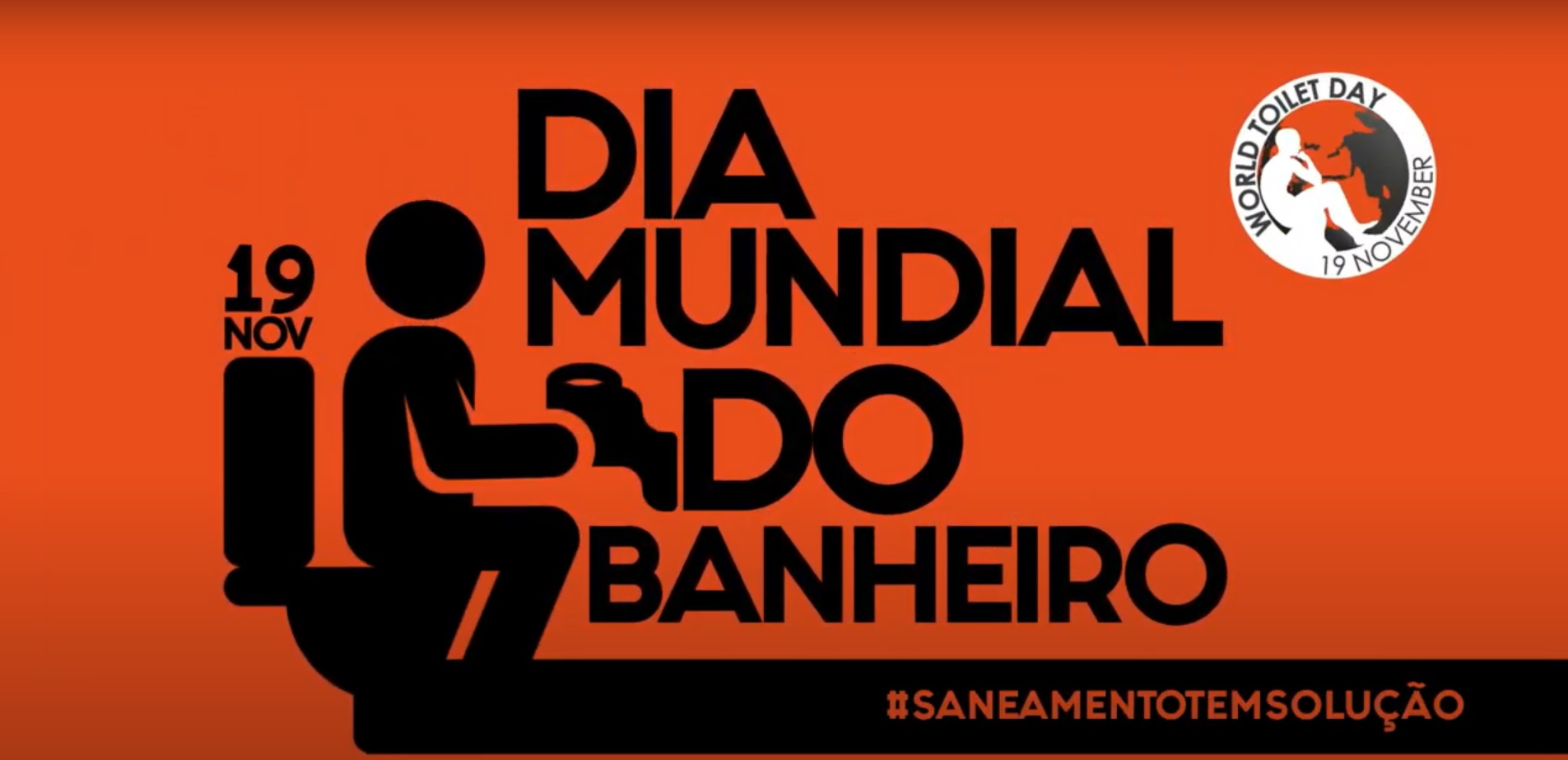 Dia Mundial do Banheiro 2020 no Brasil