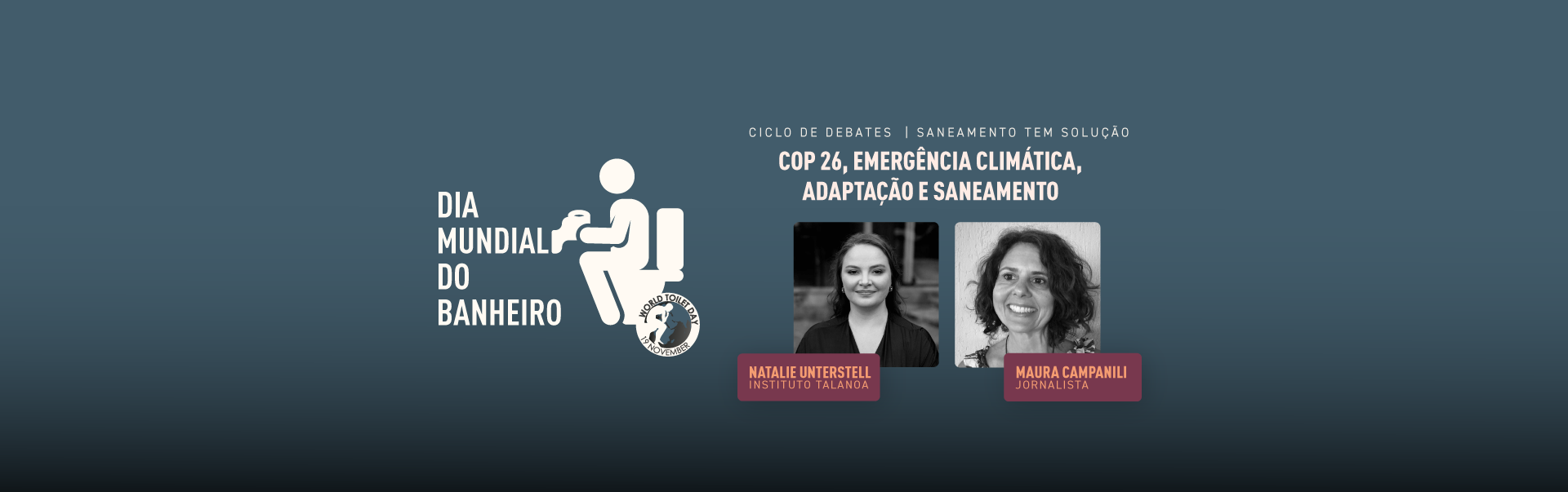 COP 26, Emergência Climática, Adaptação e Saneamento, com Natalie Unterstell