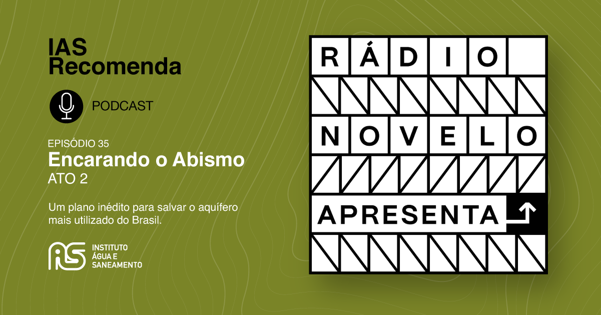 Imagem ilustrativa com logo do podcast Radio Novelo Apresenta
