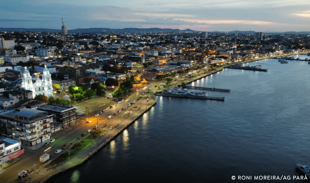 vista área da cidade Belém do Pará