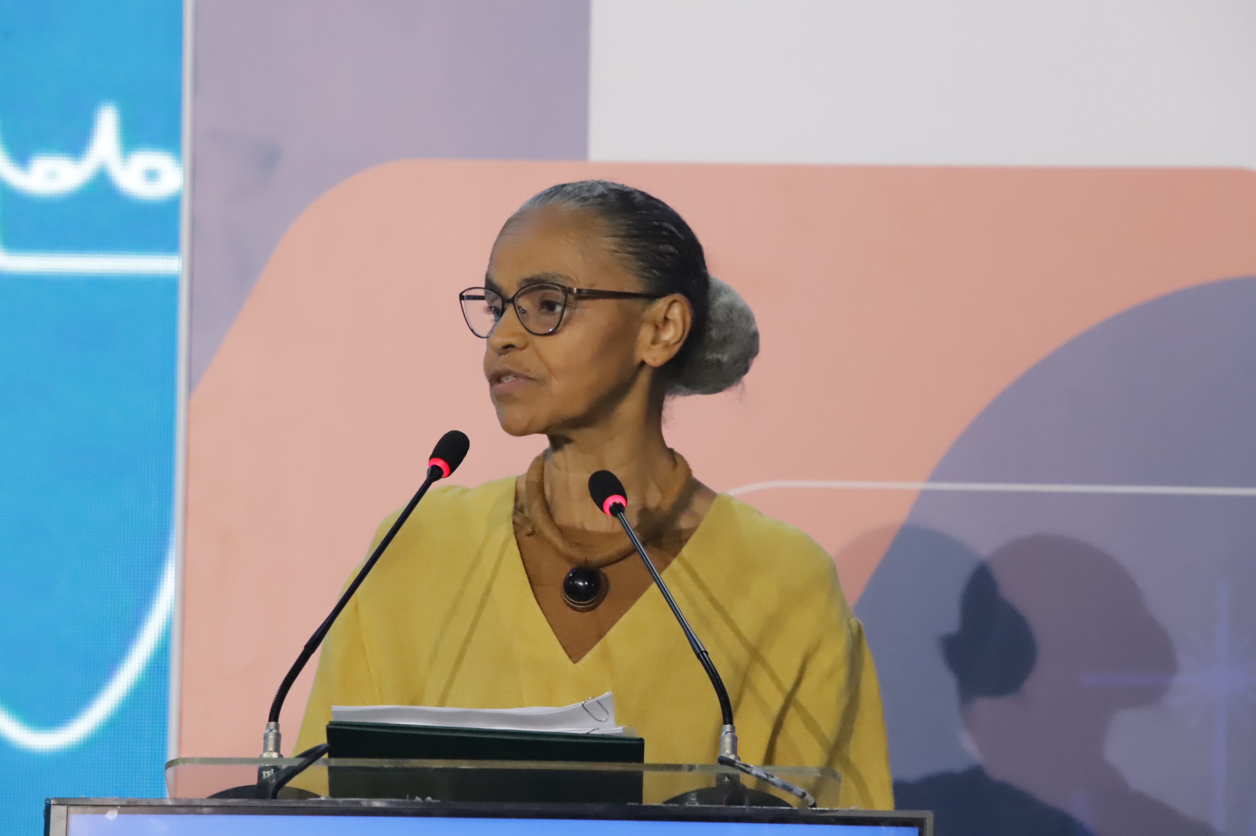 Marina Silva - Abes Marina Silva, ministra do Meio Ambiente e Mudança do Clima (Divulgação Abes)