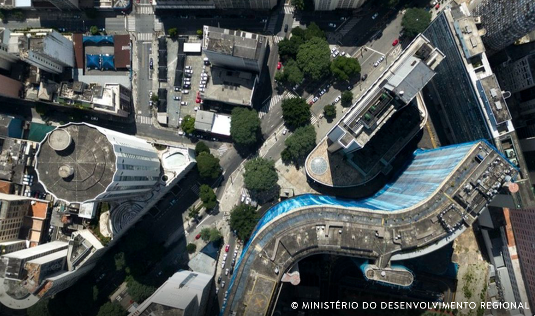 Centro de São Paulo, que ficou na posição 303 do ranking das Cidades Globais (Divulgação/Ministério do Desenvolvimento Regional)