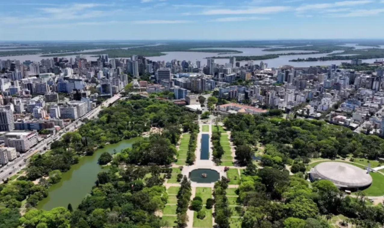 Vista do Parque Redenção, área central da cidade de Porto Alegre (Shutterstock)