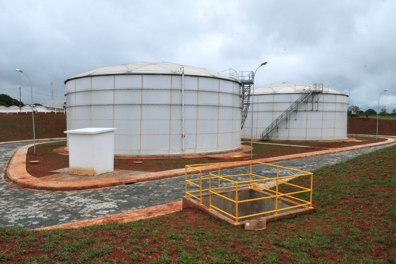 Estação de tratamento de água em Brasília (Divulgação/Caesb)